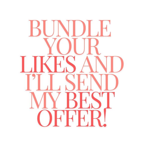 Bundle your likes and I'll send my best offer! Like to bookmark. - Picture 1 of 1